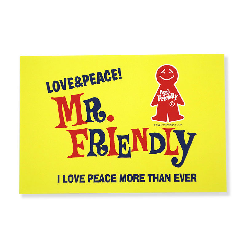 MR.FRIENDLY ポストカード – MR.FRIENDLY OFFICIAL SITE