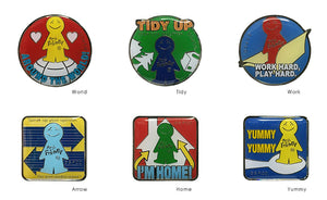 Pin badge A (6 types)